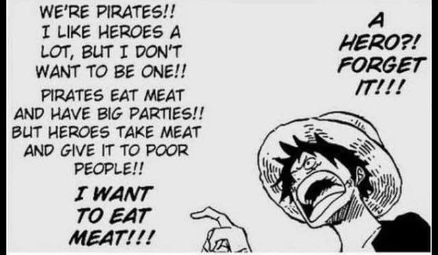 Luffy yang tidak mau jadi pahlawan