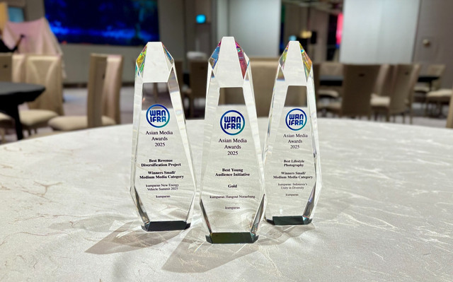 PIALA WAN IFRA Foto: kumparan