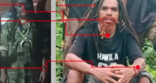 Identifikasi Satgas Damai Cartenz atas Cocor Sobolim. Dok: Satgas Damai Cartenz