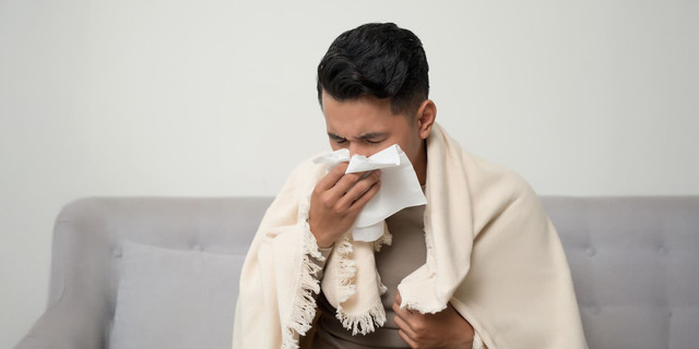 Ilustrasi influenza atau flu (freepik)