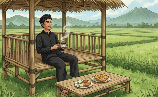 Ilustrasi Suku Sunda (sumber: GeminiAI)