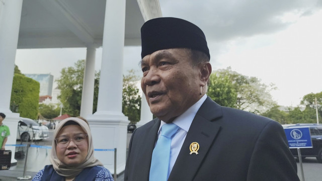Menko Polkam Djamari Chaniago di Istana Negara, Jakarta, Jumat (7/11/2025). Foto: Luthfi Humam/kumparan