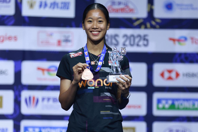 Tunggal putri Pelatnas PBSI, Putri Kusuma Wardani berhasil meraih runner-up pada ajang Hylo Open 2025 di Saarbrücken, Jerman. Foto: Dok. BNI