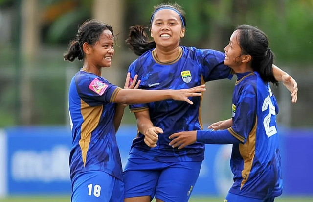 Tim sepak bola wanita Jawa Barat di Piala Pertiwi 2025. Foto: Instagram @piala_pertiwi