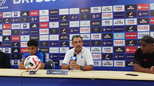 Pelatih Arema, Marcos Santos, Dok: kumparan