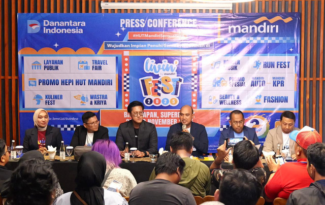 Bank Mandiri Livin' Fest 2025 akan berlangsung pada 20 hingga 23 November 2025 di Kompleks Balikpapan Superblock (BSB). Foto: Dok. Bank Mandiri