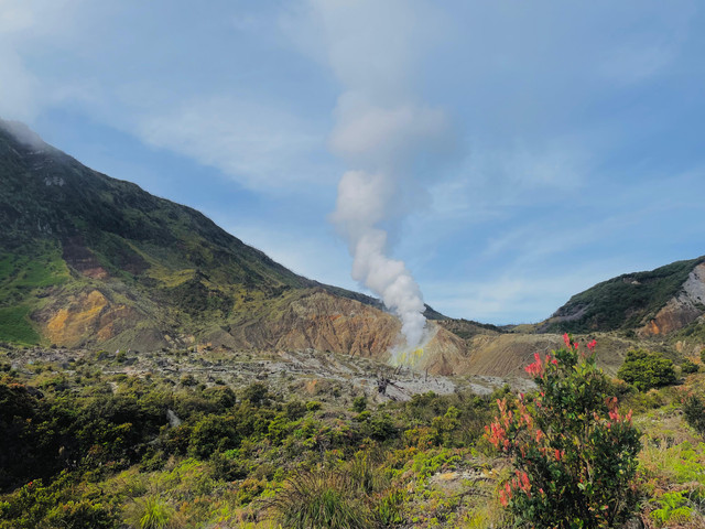 Foto Pemandangan Gunung Papandayan. Sumber: Fajar Umaryana (Pribadi).