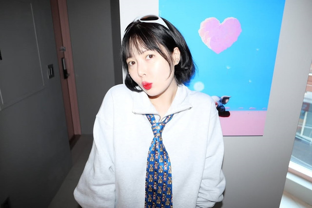 Penyanyi Korea HyunA. Foto: Instagram/@hyunah_aa