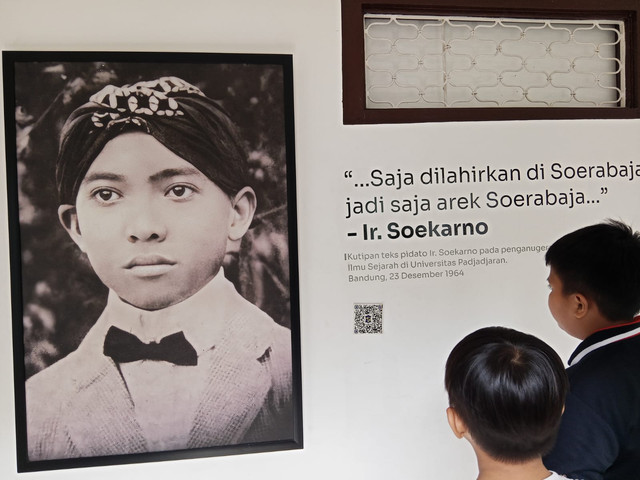 Museum Rumah Lahir Bung Karno di Surabaya. Foto: Masruroh/Basra