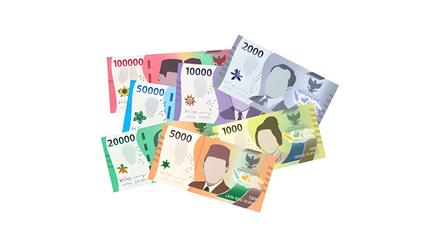 Ilustrasi Rupiah Indonesia. Foto: Fam Grafis/Shutterstock