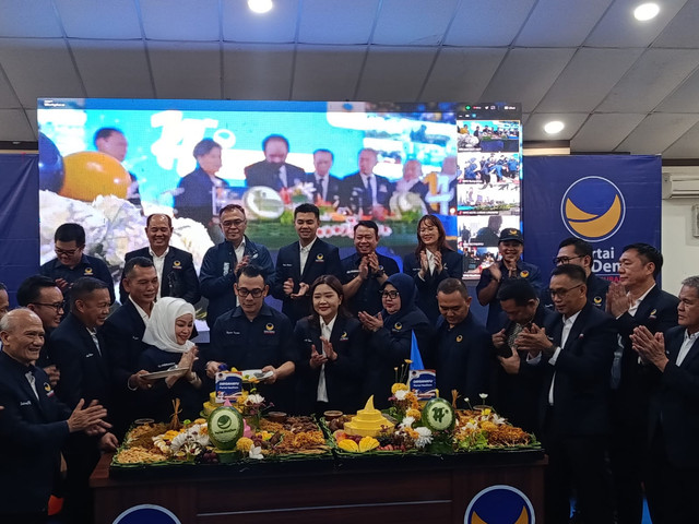 NasDem Sumsel gelar puncak peringatan Hari Ulang Tahun (HUT) ke-14/ist. 