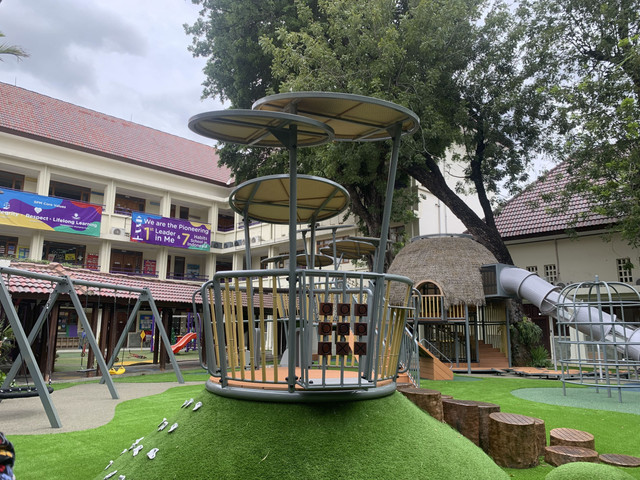 Playground HEI Schools SPM Menteng, Selasa (11/11/2025). Foto: Sarah Tri Wulandari/kumparan