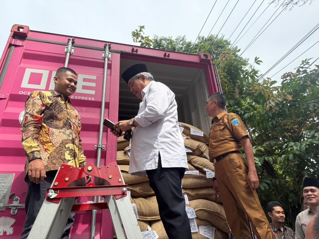 Kopi Liberika asal Kabupaten Lahat dan Muara Enim, Sumatera Selatan (Sumsel),akan di eskpor ke Malasyia. Foto : Dok Karantina Pertanian Sumsel.