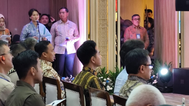 Wapres Gibran Rakabuming Raka menghadiri menghadiri Rapat Koordinasi Nasional (Rakornas) Percepatan Penurunan Stunting 2025 di Kantor Kemenkes, Jakarta, Rabu (12/11/2025). Foto: Jonathan Devin/kumparan