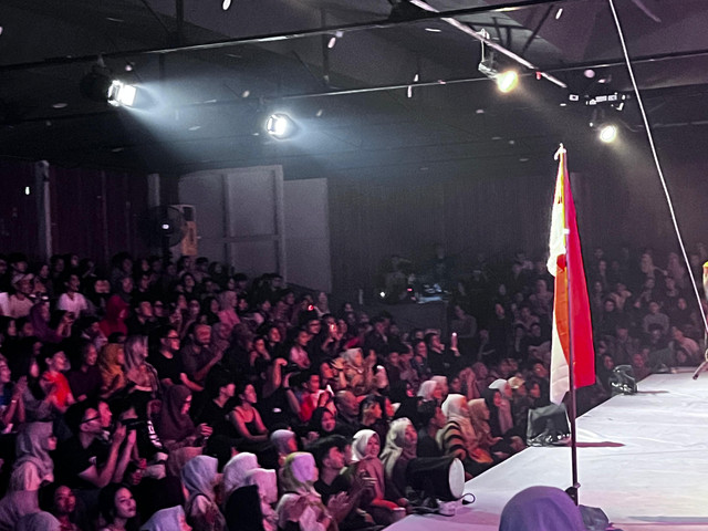 Pengunjung ramai membludak memadati area Taman Budaya Kalbar. Foto: Dok. Hi!Pontianak
