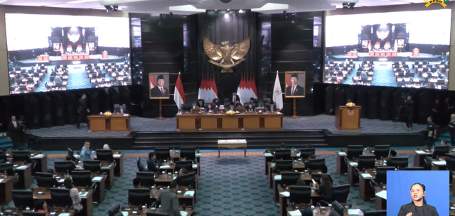 Rapat Paripurna APBD Jakarta 2026 di DPRD DKI Jakarta, Rabu (12/11/2025). Dok. Youtube/DPRD Provinsi DKI Jakarta