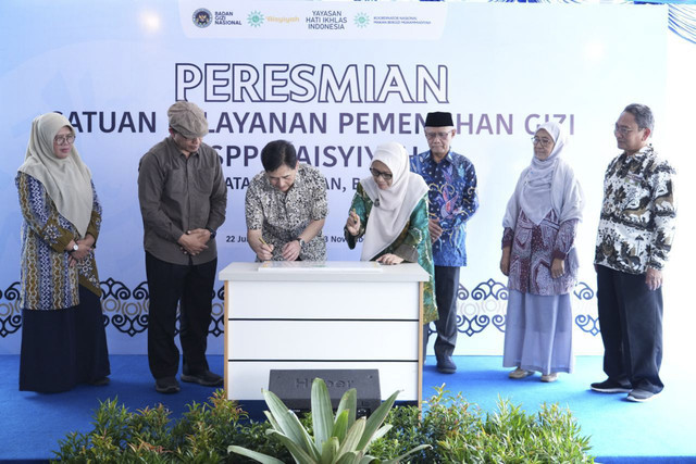 Peresmian Satuan Pelayanan Pemenuhan Gizi (SPPG) Aisyiyah di Kasihan, Bantul, Kamis (13/11/2025). Foto: Muhammadiyah