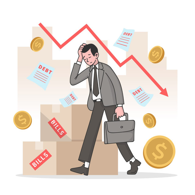 Ilustrasi beban finansial masyarakat menengah. Sumber: Freepik.