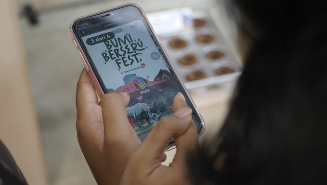 Salah satu aktivitas pada acara Bumi Berseru Fest 2025. Foto: Telkom