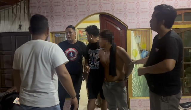 Polisi mengamankan pencuri motor di Kubu Raya. Foto: Dok. Istimewa