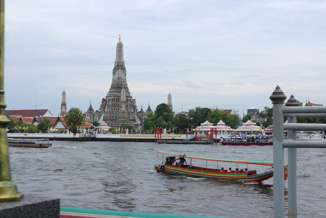 Sungai Chao Phraya di Bangkok. Foto: Muhammad Arif Setyono.