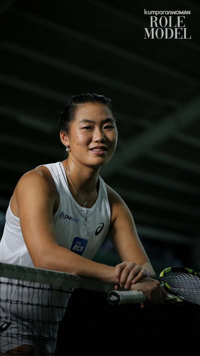 Pemain olahraga tenis asal Indonesia, Janice Tjen. Foto: Aditia Noviansyah/kumparan