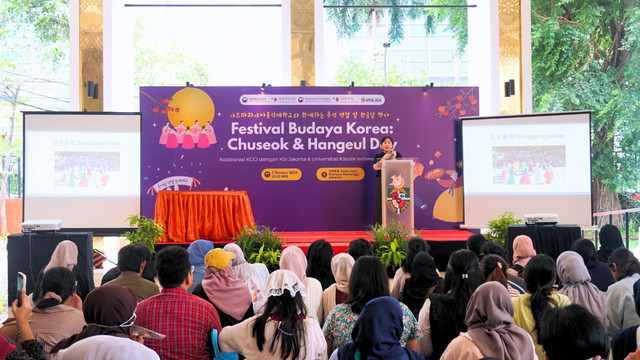 Pembukaan Festival Budaya Korea (Sumber: Unika Atma Jaya)