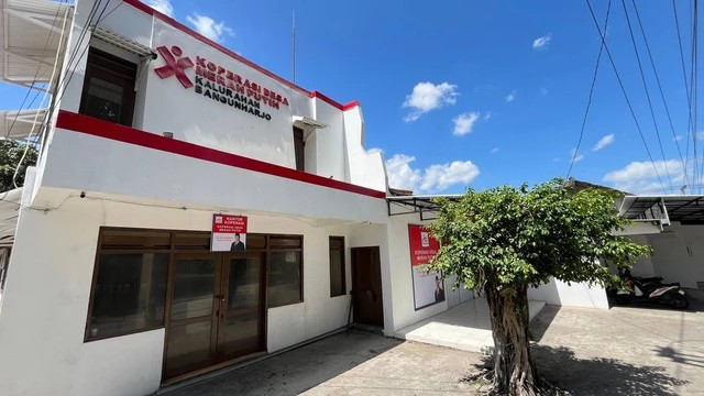 KDMP Kalurahan Bangunharjo, Bantul, salah satu KDMP percontohan nasional. Foto: Pandangan Jogja/Gigih Imanadi Darma