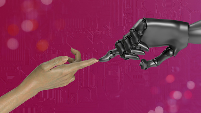 Ilustrasi Manusia dan Artificial Intelligence (foto: Unsplash)