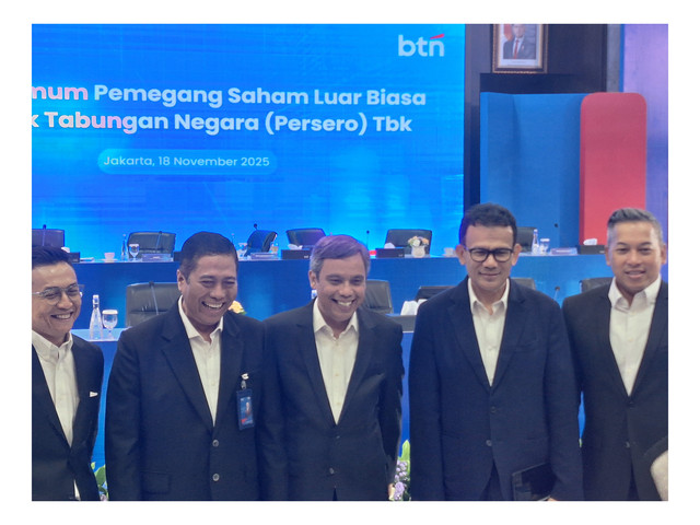 RUPSLB BTN di Menara BTN, Jakarta Pusat pada Selasa (18/11/2025). Foto: Argya D. Maheswara/kumparan 