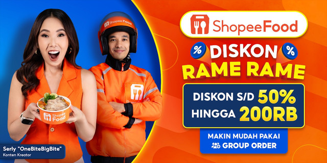 ShopeeFood gandeng content creator Sherly, hadirkan diskon hingga Rp 200 ribu untuk pelanggan. Foto: dok. Istimewa