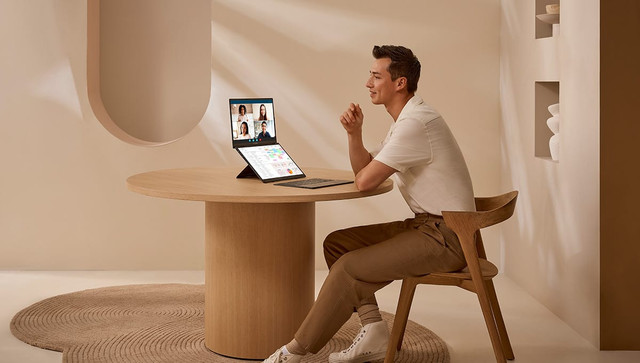 Ilustrasi laptop bisnis. Foto: Asus