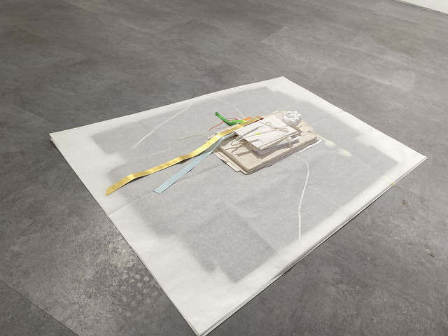 Salah satu karya yang ditampilkan dalam pameran Longer, Linger & Angle di Ara Contemporary (Dok. Hidayat Adhiningrat)