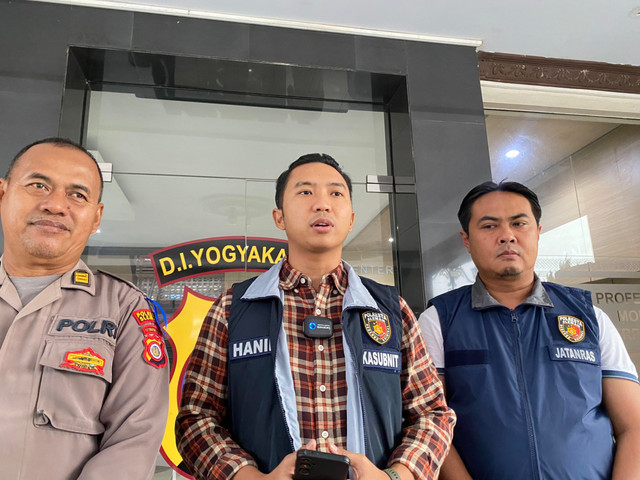 Ps Kanit Pidum Satreskrim Polresta Sleman, Ipda Hanif Aqiel, Rabu (19/11). Foto: Pandangan Jogja/Resti Damayanti