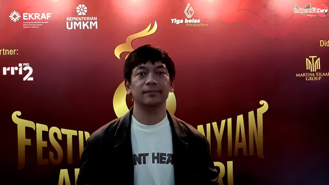 Penyanyi Rian D'Masiv menghadiri Final Festival Nyanyian Anak Negeri.
 Foto: Dok. Istimewa