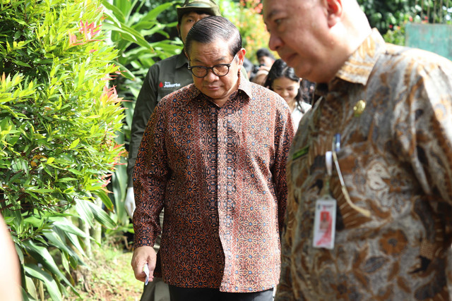 Gubernur DKI Jakarta Pramono Anung melakukan peninjauan langsung terhadap kondisi Macan Benggala di Taman Margasatwa Ragunan, Jakarta, Kamis (20/11/2025). Foto: Iqbal Firdaus/kumparan