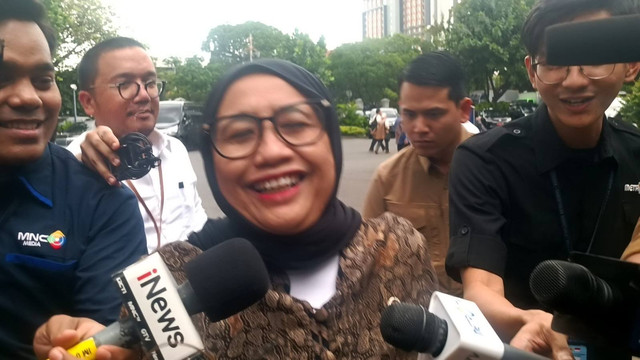 Wakil Kepala BGN Nanik S Deyang hadir di Kompleks Istana Kepresidenan, Jakarta Pusat, Kamis (20/11/2025). Foto: Zamachsyari/kumparan