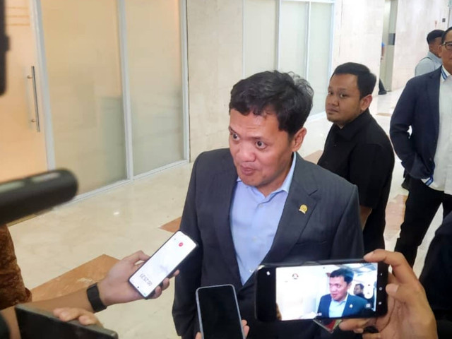 Ketua Komisi III, Habiburokhman saat menghadiri Gedung DPR. Foto: Abid Raihan/kumparan