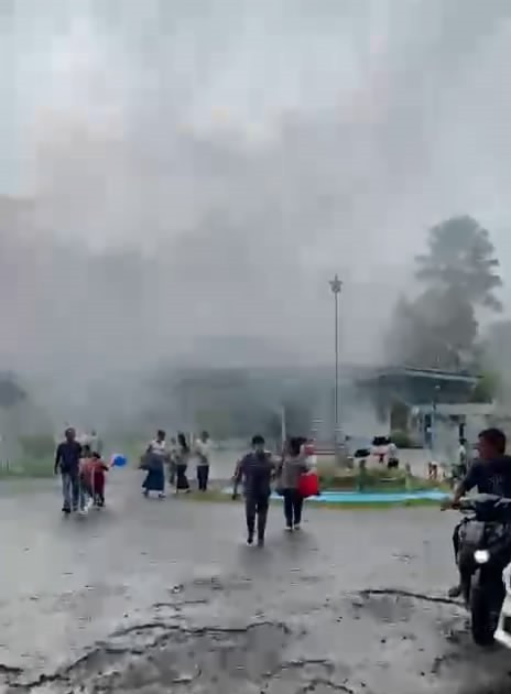 Kebakaran terjadi di ruang radiologi RSU Bethesda Serukam Bengkayang. Foto: Dok. Istimewa