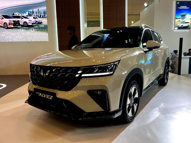 Peluncuran Wuling Alvez terbaru di GJAW 2025.  Foto: Fitra Andrianto/kumparan