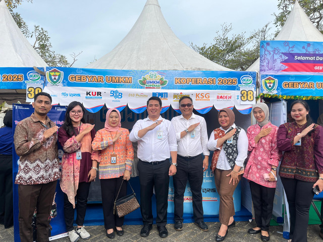 BSB kenalkan transaksi QRIS di perayaan acara Hari Ulang Tahun (HUT) ke-79 Kabupaten Muara Enim/ist. 