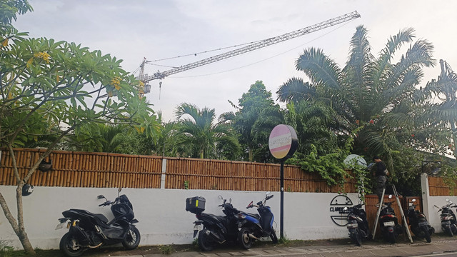 Suasana bagian depan Clandestino Hostel Canggu. Foto: Denita BR Matondang/kumparan