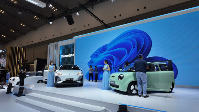 Peluncuran Changan Lumin dan Changan Deepal S07 di GJAW. Foto: Fitra Andrianto/kumparan