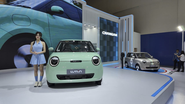 Changan Lumin mejeng di GJAW 2025. Foto: Fitra Andrianto/kumparan
