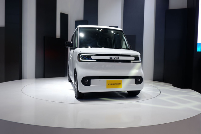 Kei car listrik BYD Racco di Japan Mobility Show 2025. Foto: Aditya Pratama Niagara/kumparan