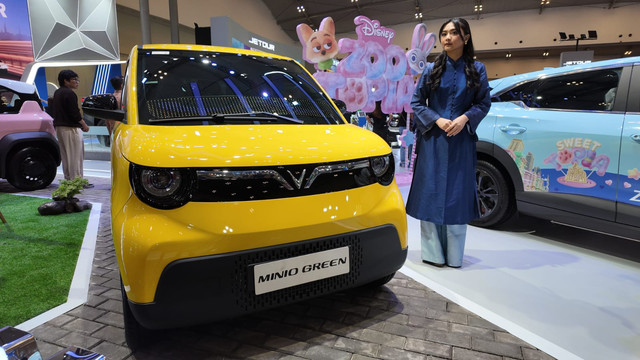 Peluncuran VinFast Minio Green di GJAW 2025.  Foto: Fitra Andrianto/kumparan