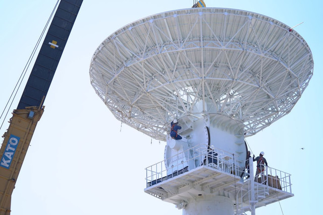 Institut Teknologi Bandung (ITB) segera operasikan Teleskop Radio Very Long Baseline Interferometry (VLBI) Global Observing System atau VGOS di Observatorium Bosscha. Foto: ITB