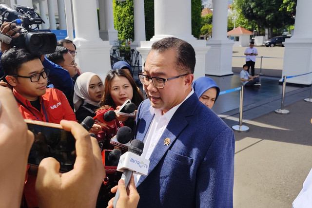 Kepala BRIN Arif Satria di Istana Negara, Jakarta pada Senin (24/11/2025). Foto: Luthfi Humam/kumparan