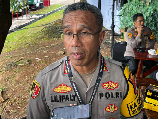Kapolres Metro Jakarta Selatan Kombes Nicolas Ary Lilipaly saat ditemui di Cikeas, Jawa Barat, Senin (24/11/2025). Foto: Rayyan Farhansyah/kumparan