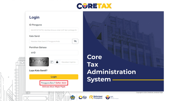 Ilustrasi cara download NPWP di Coretax. Foto: DJP  